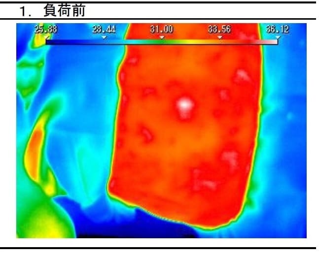 鍼,体温変化,負荷前