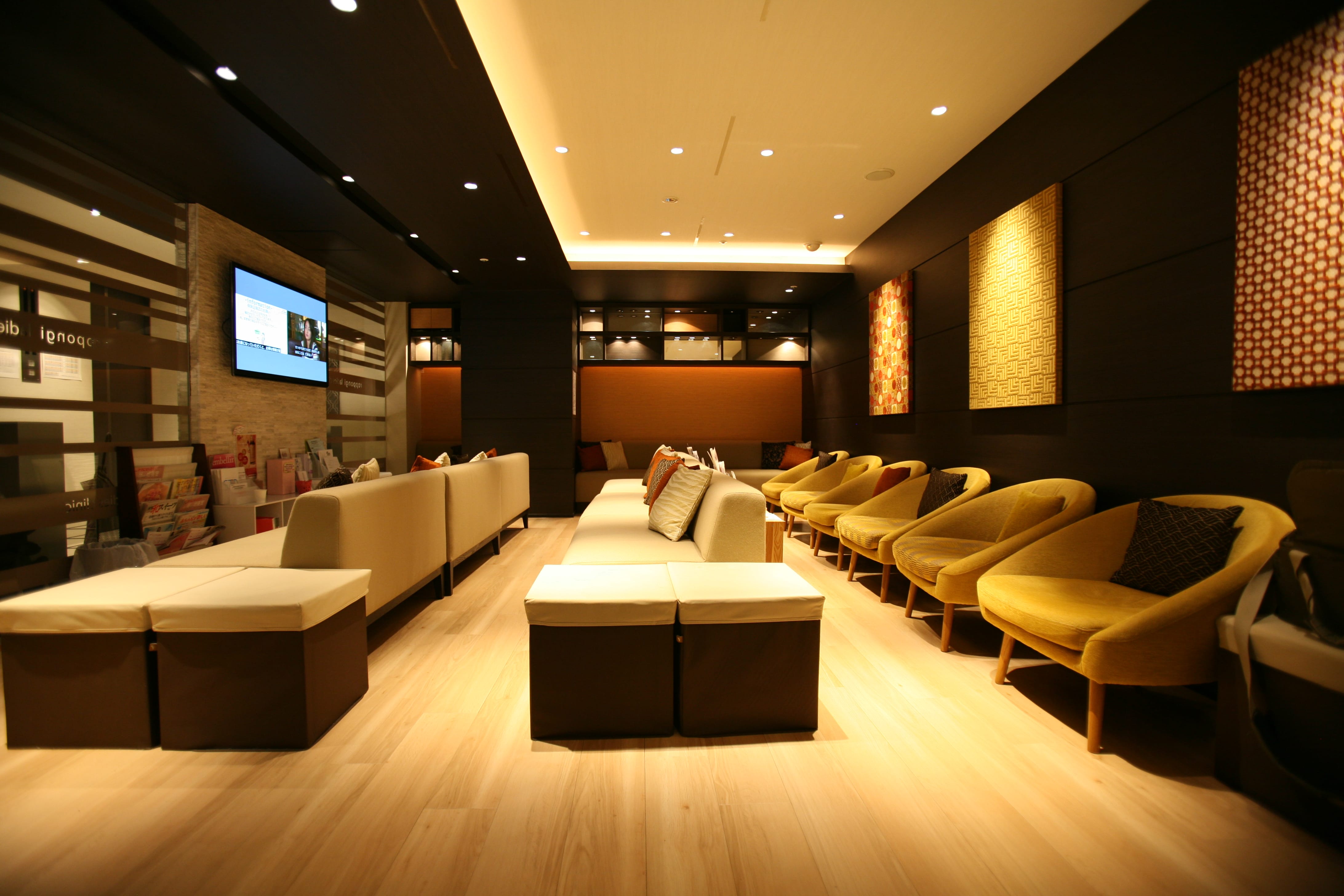 六本木レディースクリニック,待合室