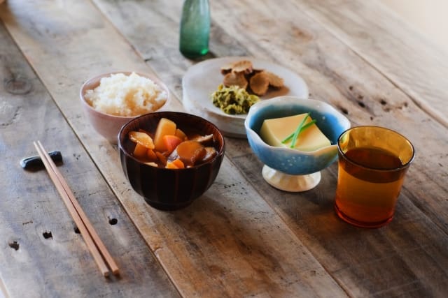 白米の朝ごはん