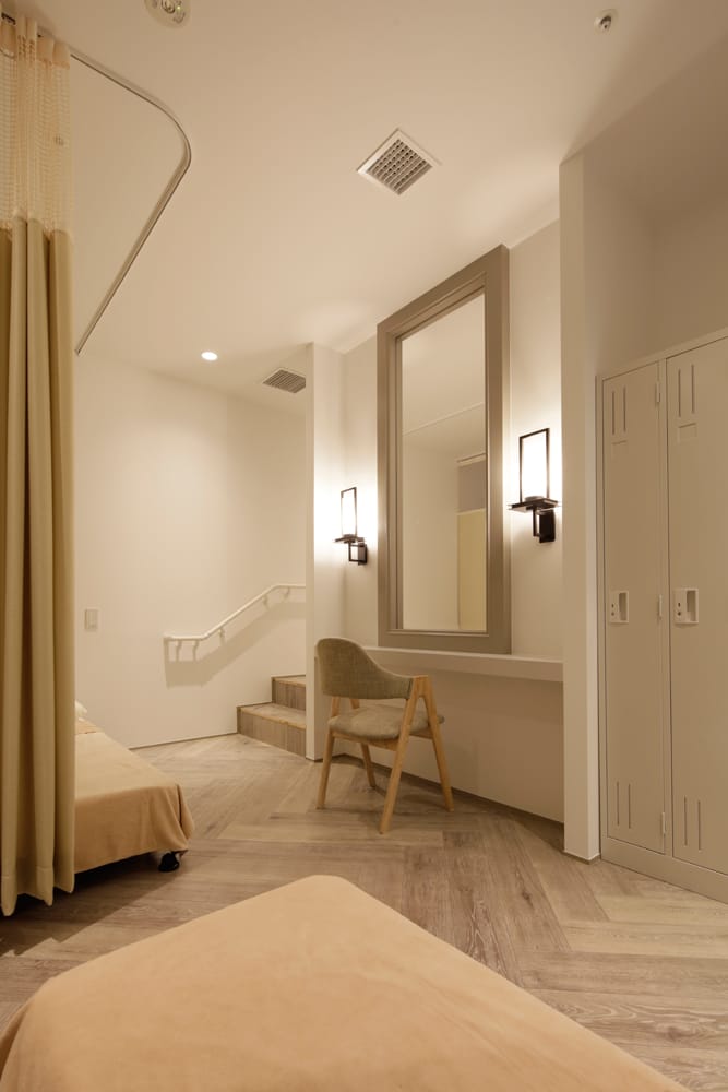 マッサージサロンのような休憩室