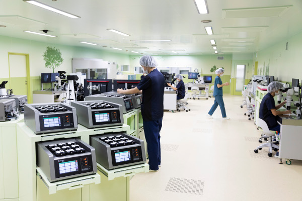 浅田レディースクリニックの培養室